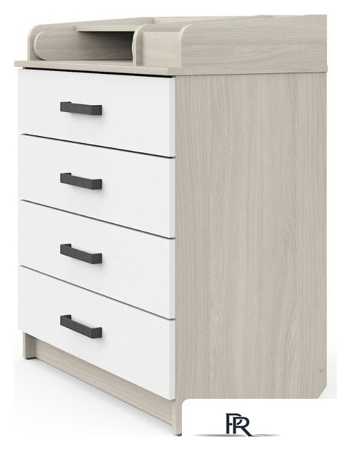 Детский комод Атон Мебель Marvin (шимо светлый/белый) - Изображение №3 — Интернет-магазин ПроЗаказ