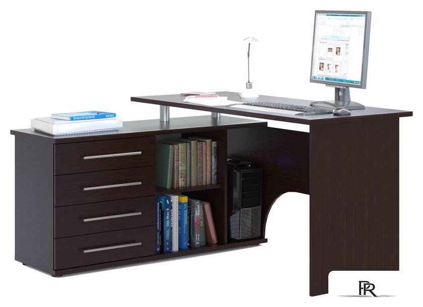 Стол Сокол КСТ-109 левый (венге) - Изображение №1 — Интернет-магазин ПроЗаказ