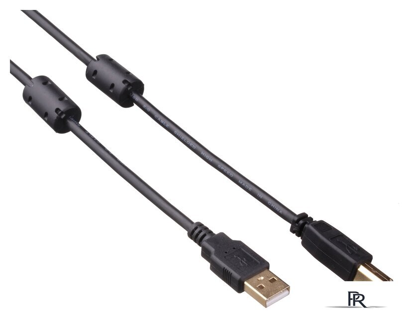 Кабель ExeGate USB 2.0 Pro AM-BM 3м 2 фильтра [EX138947RUS] - Изображение №1 — Интернет-магазин ПроЗаказ