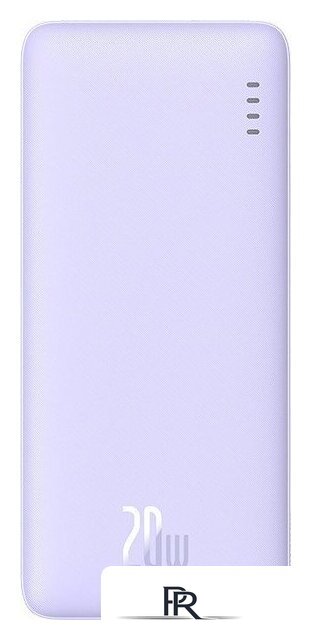 Внешний аккумулятор Baseus Airpow Fast Charge Power Bank 20W 10000mAh (сиреневый) - Изображение №1 — Интернет-магазин ПроЗаказ