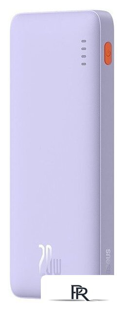Внешний аккумулятор Baseus Airpow Fast Charge Power Bank 20W 10000mAh (сиреневый) - Изображение №3 — Интернет-магазин ПроЗаказ