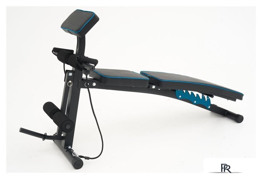 Силовая скамья Calviano 1003 (черный/синий) - Изображение №11 — Интернет-магазин ПроЗаказ