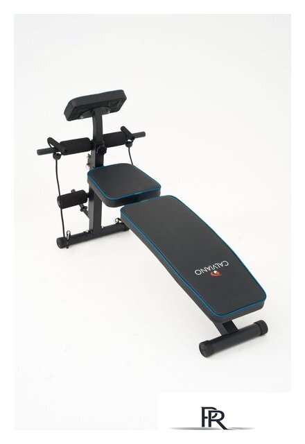 Силовая скамья Calviano 1003 (черный/синий) - Изображение №12 — Интернет-магазин ПроЗаказ