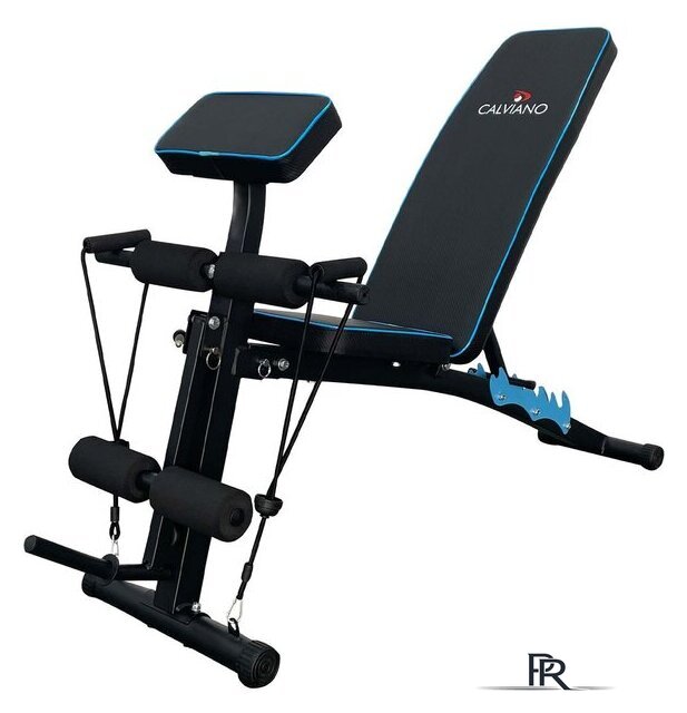 Силовая скамья Calviano 1003 (черный/синий) - Изображение №1 — Интернет-магазин ПроЗаказ