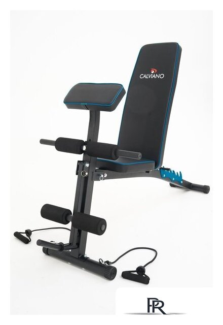 Силовая скамья Calviano 1003 (черный/синий) - Изображение №19 — Интернет-магазин ПроЗаказ