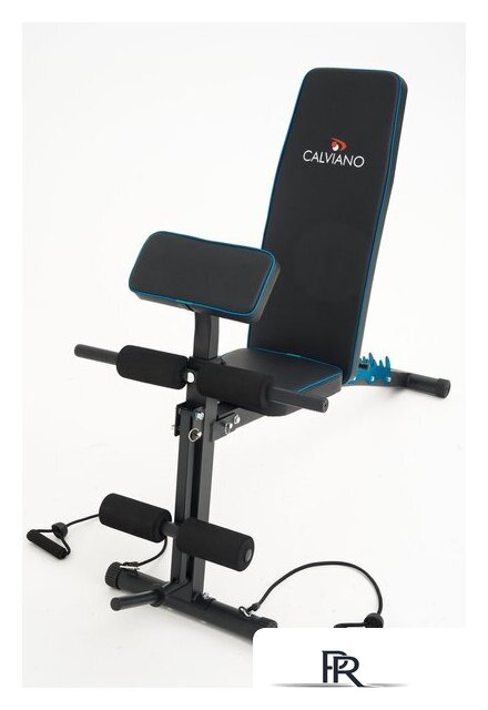 Силовая скамья Calviano 1003 (черный/синий) - Изображение №14 — Интернет-магазин ПроЗаказ
