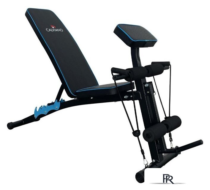 Силовая скамья Calviano 1003 (черный/синий) - Изображение №3 — Интернет-магазин ПроЗаказ