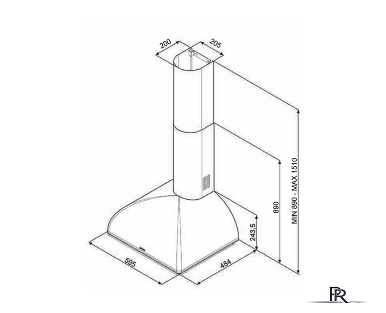 Кухонная вытяжка Smeg KS59POE2 - Изображение №2 — Интернет-магазин ПроЗаказ
