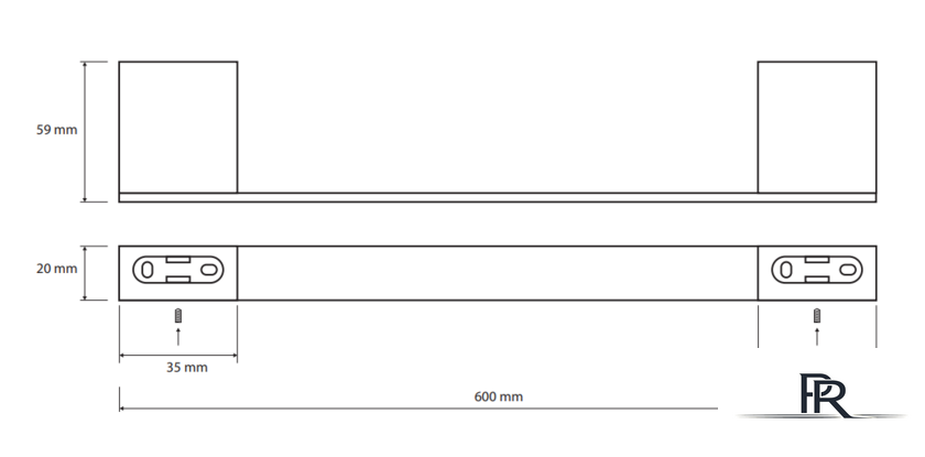 Держатель для полотенца Bemeta Nero 135004040 - Изображение №2 — Интернет-магазин ПроЗаказ