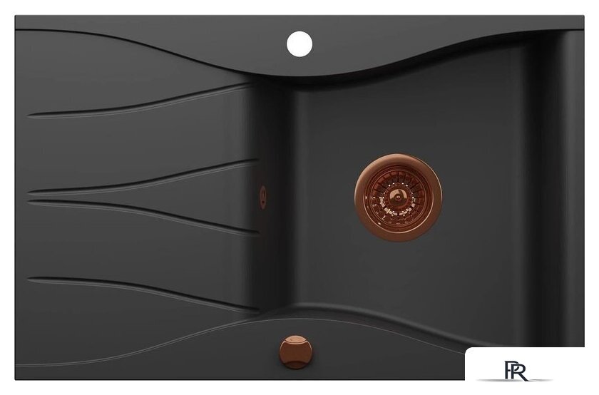 Кухонная мойка Kernau KGS O 6078 1B1D Deep Black - Изображение №4 — Интернет-магазин ПроЗаказ