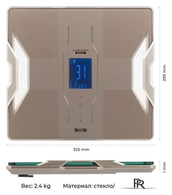 Умные напольные весы Tanita Platinum RD-953S (бежевый) - Изображение №6 — Интернет-магазин ПроЗаказ
