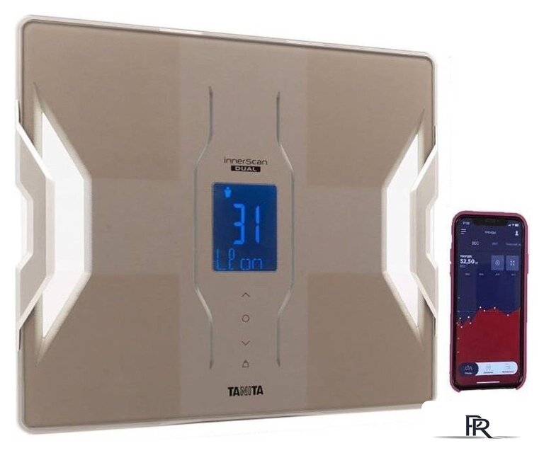 Умные напольные весы Tanita Platinum RD-953S (бежевый) - Изображение №5 — Интернет-магазин ПроЗаказ
