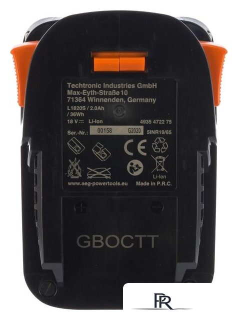 Аккумулятор AEG Powertools L1820S 4935472275 (18В/2 Ah) - Изображение №6 — Интернет-магазин ПроЗаказ