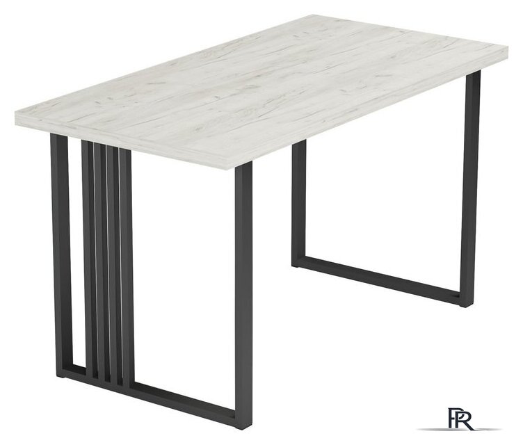 Кухонный стол Mio Tesoro Laim 36 120x66 (дуб крафт белый/черный) - Изображение №1 — Интернет-магазин ПроЗаказ