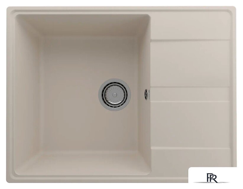 Кухонная мойка Ulgran Quartz Prima 650-02 (лен) - Изображение №1 — Интернет-магазин ПроЗаказ