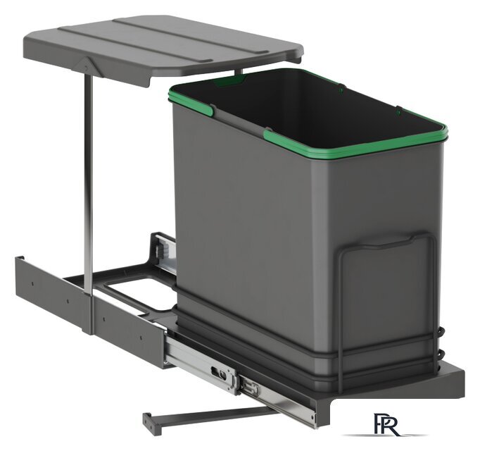 Мусорное ведро Starax S-2571-A 24 л (антрацит) - Изображение №1 — Интернет-магазин ПроЗаказ