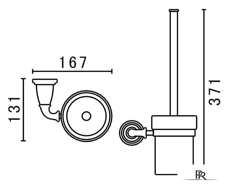 Ершик для унитаза Art&Max Bianchi AM-E-2608-Br - Изображение №2 — Интернет-магазин ПроЗаказ