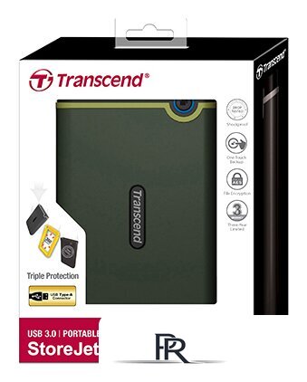 Внешний накопитель Transcend StoreJet 25M3 1TB (зеленый) - Изображение №3 — Интернет-магазин ПроЗаказ