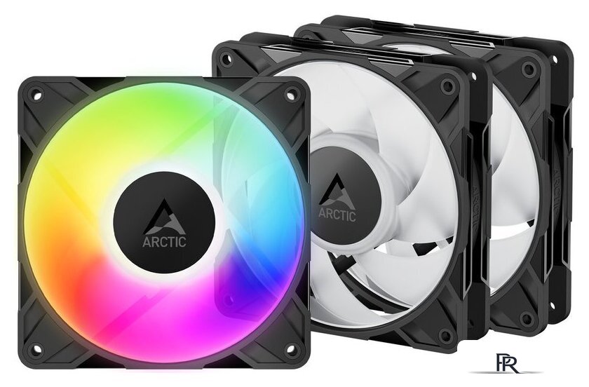 Комплект вентиляторов для корпуса Arctic P12 Pro A-RGB 3 Pack ACFAN00310A - Изображение №1 — Интернет-магазин ПроЗаказ