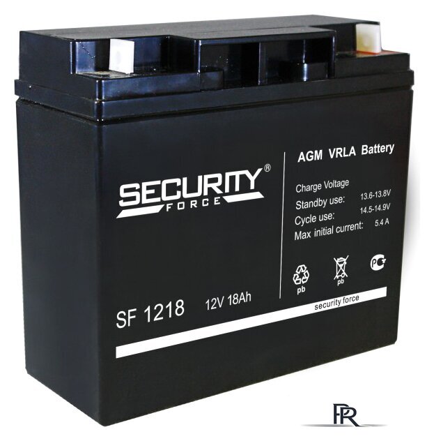 Аккумулятор для ИБП Security Force SF 1218 (12В/18 А·ч) - Изображение №1 — Интернет-магазин ПроЗаказ