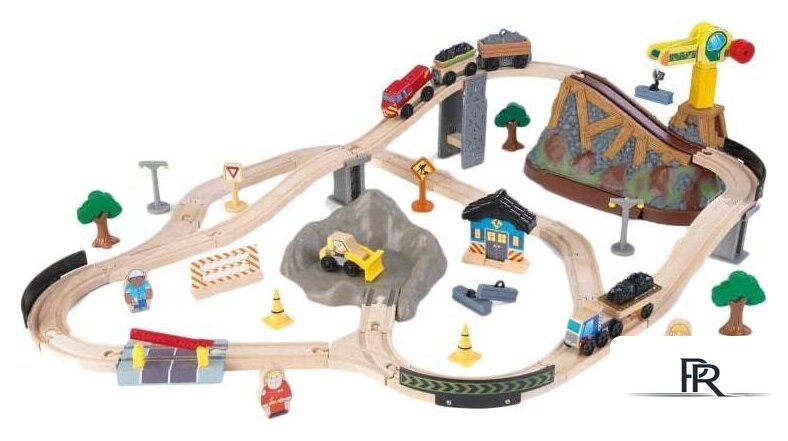 Набор железной дороги KidKraft Bucket Top Construction 17805 - Изображение №1 — Интернет-магазин ПроЗаказ