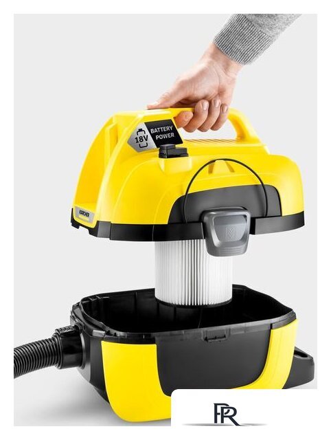 Пылесос Karcher WD 1 Compact Battery 1.198-300.0 - Изображение №4 — Интернет-магазин ПроЗаказ