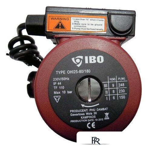Циркуляционный насос IBO OHI 25-80/180 - Изображение №1 — Интернет-магазин ПроЗаказ
