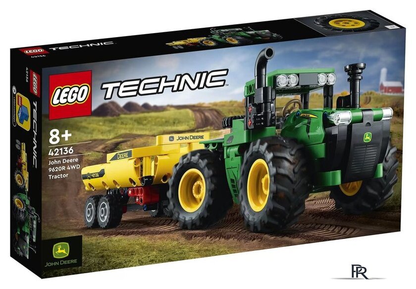 Конструктор LEGO Technic 42136 John Deere 9620R 4WD Tractor - Изображение №1 — Интернет-магазин ПроЗаказ