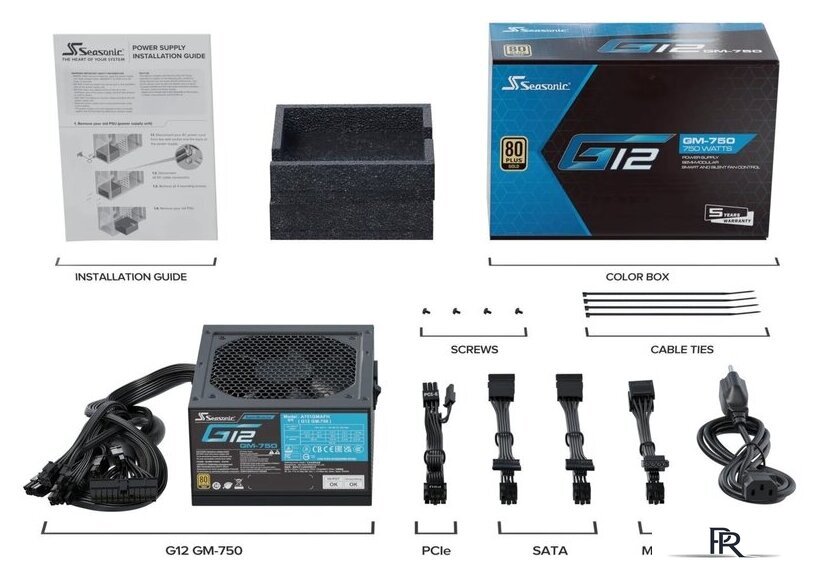 Блок питания Seasonic G12 GM-750 - Изображение №6 — Интернет-магазин ПроЗаказ