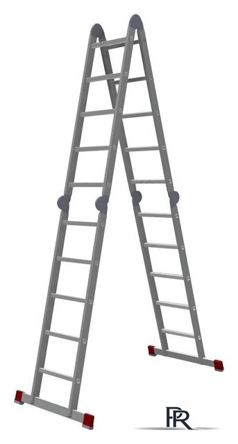 Лестница-трансформер Новая высота NV 332 трансформер 4х5 ступеней - Изображение №2 — Интернет-магазин ПроЗаказ