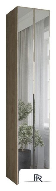 Шкаф-гармошка Евва Лайн ЛН-1D.450.01(2Z) (гикори кингстон) - Изображение №1 — Интернет-магазин ПроЗаказ