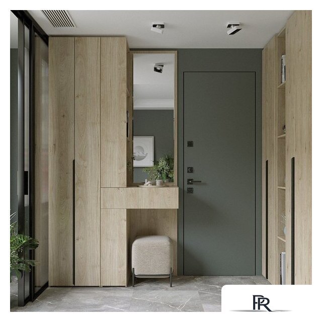 Шкаф-гармошка Евва Лайн ЛН-1D.450.01(2Z) (гикори кингстон) - Изображение №3 — Интернет-магазин ПроЗаказ