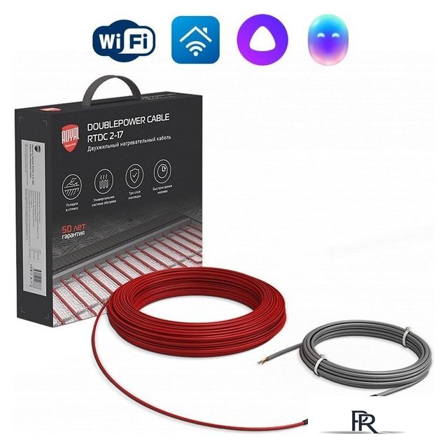 Нагревательный кабель Royal Thermo Doublepower Cable RTDC 2-17-2000 117.6 м. 2000 Вт (комплект) - Изображение №2 — Интернет-магазин ПроЗаказ