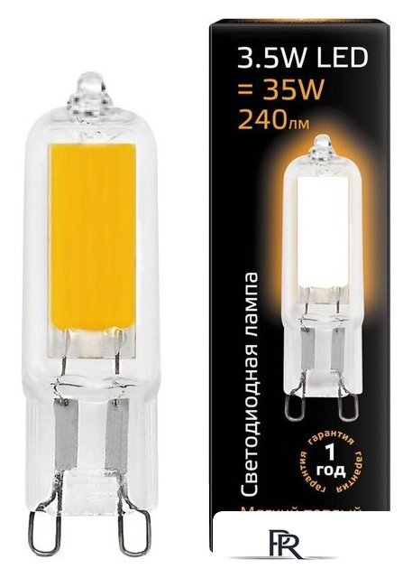 Светодиодная лампочка Gauss LED G9 3.5 Вт 3000 К 107809103 - Изображение №1 — Интернет-магазин ПроЗаказ