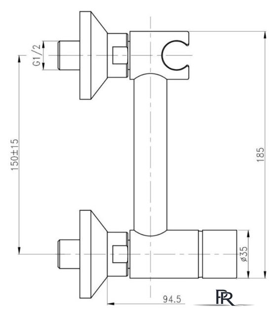 Гигиенический душ Gross Aqua Bidet GA012201C - Изображение №2 — Интернет-магазин ПроЗаказ