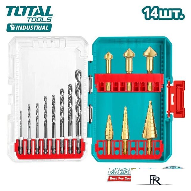 Набор сверл Total TACSDL61401 - Изображение №1 — Интернет-магазин ПроЗаказ