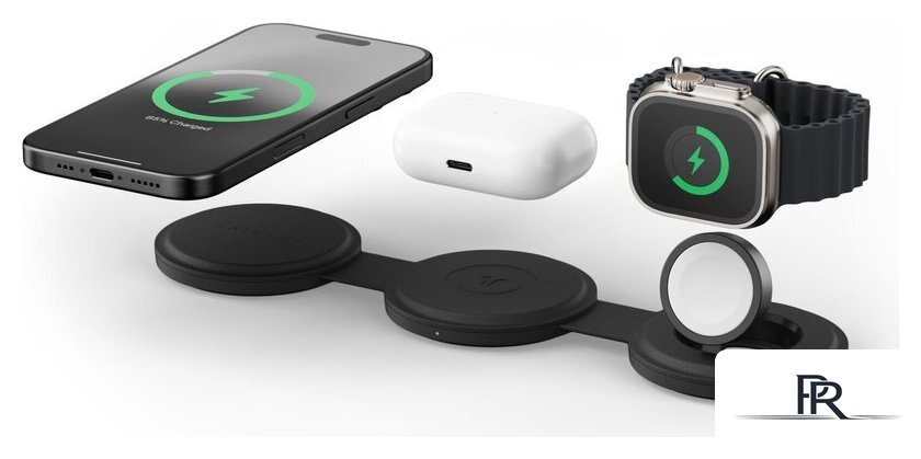 Беспроводное зарядное Satechi OntheGo 3-in-1 Charger ST-QTG31K (черный) - Изображение №4 — Интернет-магазин ПроЗаказ