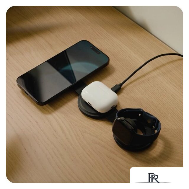 Беспроводное зарядное Satechi OntheGo 3-in-1 Charger ST-QTG31K (черный) - Изображение №6 — Интернет-магазин ПроЗаказ