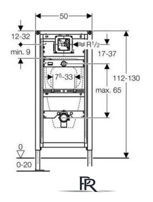 Инсталляция для писсуара Geberit Duofix [111.616.00.1] - Изображение №2 — Интернет-магазин ПроЗаказ