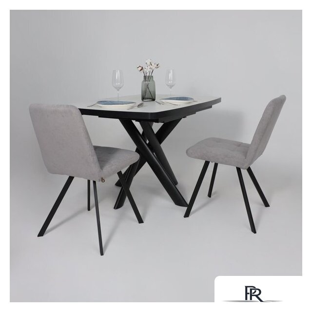 Стул Мамадома Rommy (b22 Grey Lux/черный) - Изображение №4 — Интернет-магазин ПроЗаказ