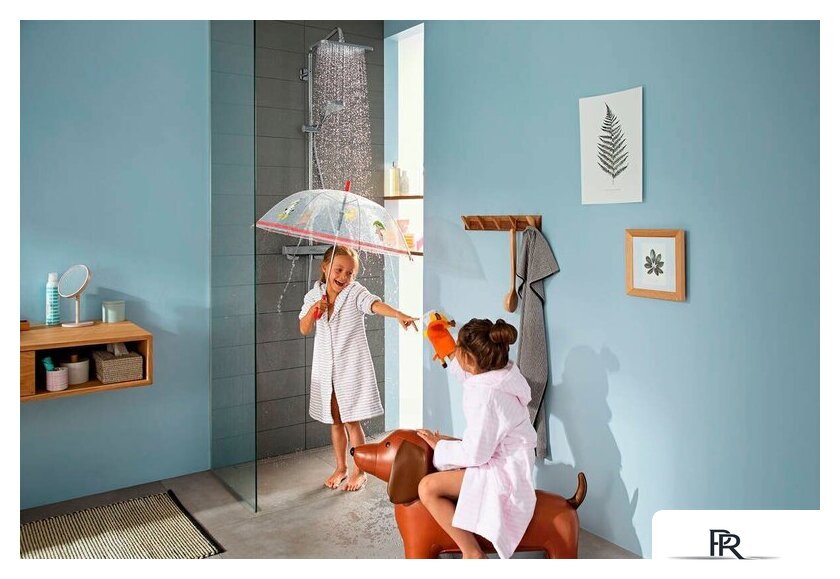 Душевая система  Hansgrohe Croma E Showerpipe 280 1jet 27630000 - Изображение №5 — Интернет-магазин ПроЗаказ