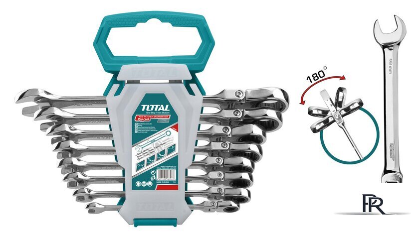 Набор ключей Total THT102RK586 (8 шт) - Изображение №1 — Интернет-магазин ПроЗаказ