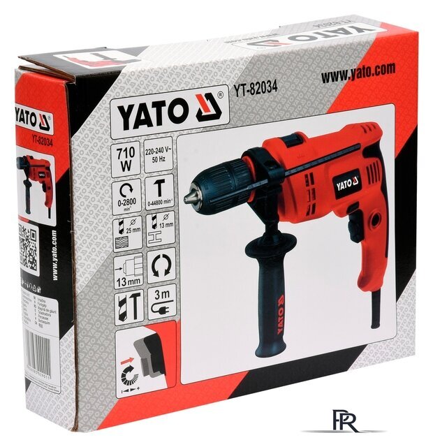 Ударная дрель Yato YT-82034 - Изображение №3 — Интернет-магазин ПроЗаказ