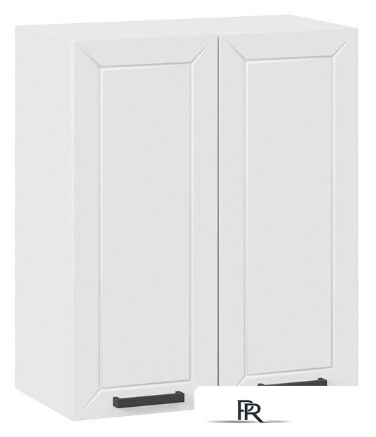 Шкаф навесной Трия Лорас 1В6 (белый/холст белый) - Изображение №1 — Интернет-магазин ПроЗаказ