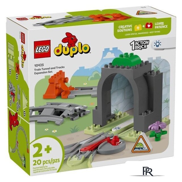 Конструктор LEGO Duplo Железнодорожный туннель и пути 10425 - Изображение №4 — Интернет-магазин ПроЗаказ