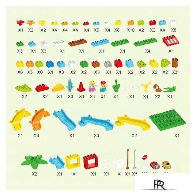 Конструктор Kids Home Toys Забавные горки 188-A34 9655728 - Изображение №4 — Интернет-магазин ПроЗаказ