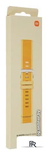 Ремешок Xiaomi Braided Nylon Strap для Xiaomi Watch S1 Active (желтый) - Изображение №4 — Интернет-магазин ПроЗаказ