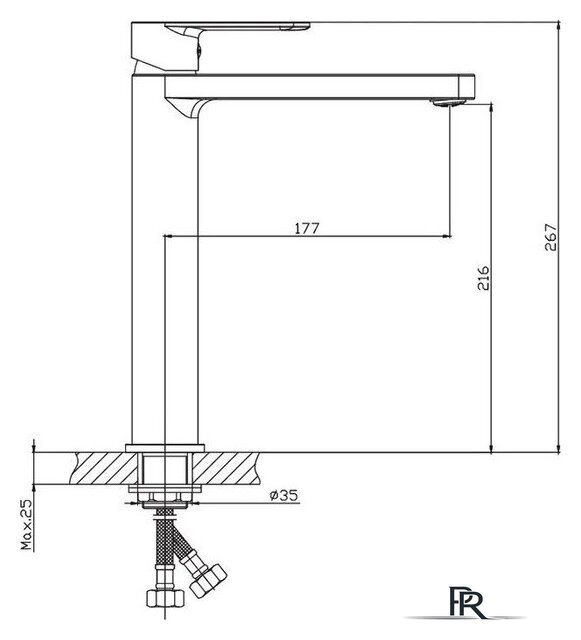 Смеситель Haiba HB11617 - Изображение №2 — Интернет-магазин ПроЗаказ