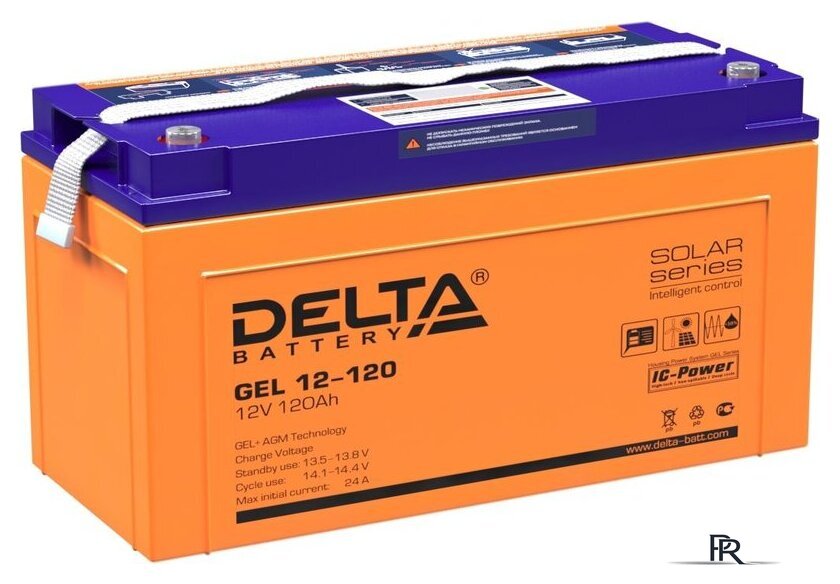 Аккумулятор для ИБП Delta GEL 12-120 (12В/120 А·ч) - Изображение №1 — Интернет-магазин ПроЗаказ