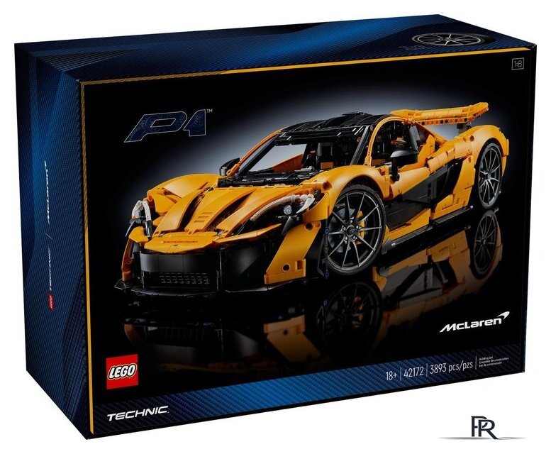 Конструктор LEGO Technic 42172 McLaren P1 - Изображение №13 — Интернет-магазин ПроЗаказ